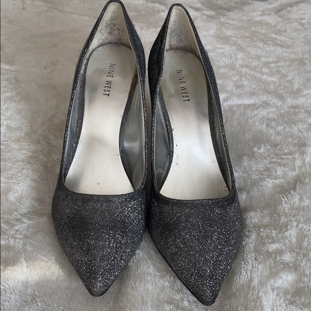 Nine West Glitter Heels